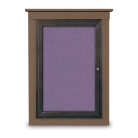 United Visual Products Sliding Glass Enclosed Letterboard, 96"x3 UV9013ACS-WHITE-BURGUNVL